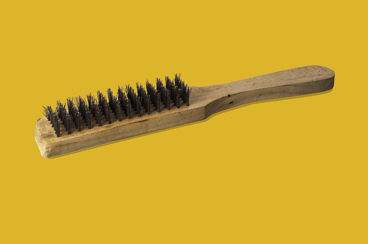 bristled brush