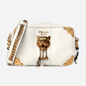 product image of Prada Tiger head Cahier bag available at FASHIONPHILE