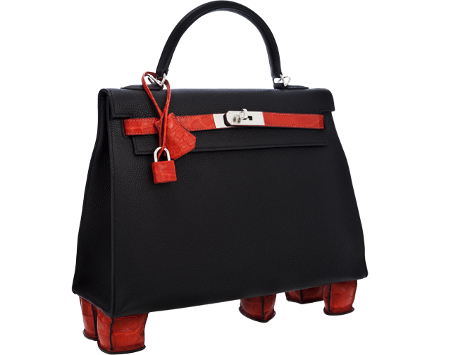 Hermes Bicolor Kelly Bag with Feet